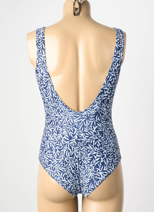 Costum de baie dintr-o singură piesă imprimeu fantezie albastru LAGON BLEU femme