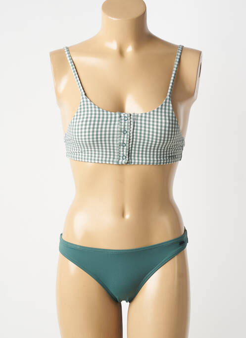 Costum de baie din două piese elasticitate verde PROTEST fille