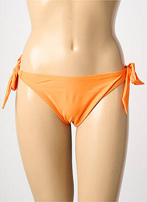 Chiloți de baie elasticitate bikini portocaliu LAGON BLEU femme
