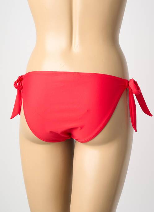 Chiloți de baie elasticitate bikini roșu LAGON BLEU femme