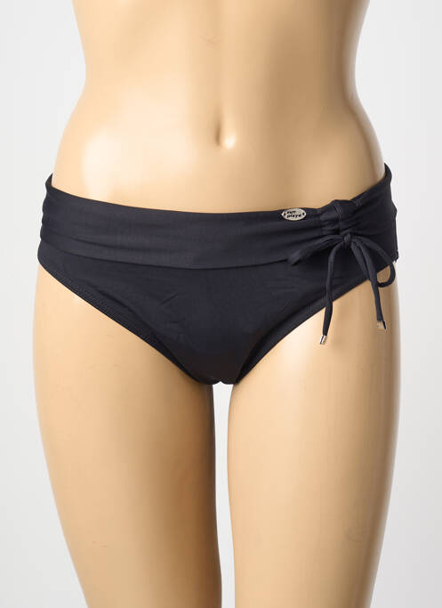 Chiloți de baie elasticitate chiloți negru SUN PLAYA femme