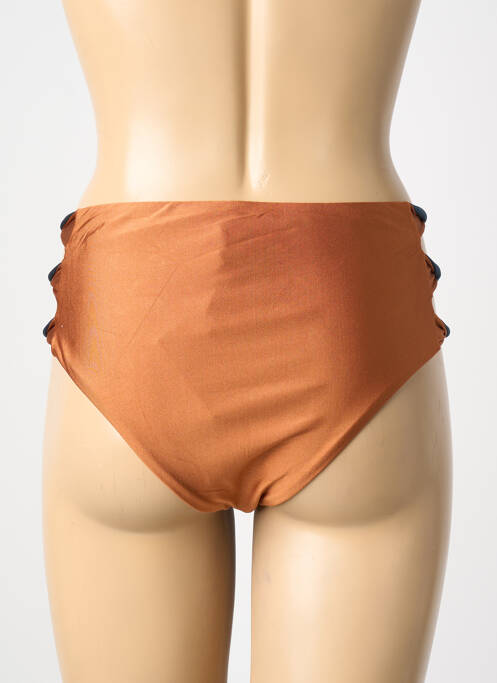 Chiloți de baie efect material satinat chiloți maro RIO DE SOL femme