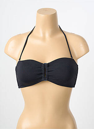 Sutien de costum de baie elasticitate sutien cu susținere înaltă și burete detașabil negru SEAFOLLY femeie