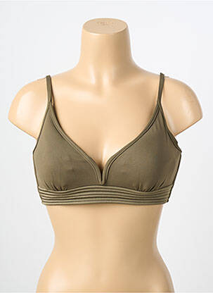 Sutien de costum de baie elasticitate top sutien modelat verde SEAFOLLY femme