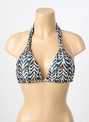 Sutien de costum de baie elasticitate top triunghiuri albastru RIO DE SOL femeie