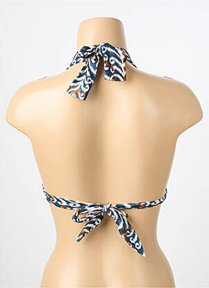 Sutien de costum de baie elasticitate top triunghiuri albastru RIO DE SOL femeie