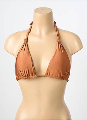 Sutien de costum de baie elasticitate top triunghiuri maro RIO DE SOL femeie