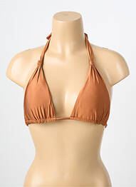 Sutien de costum de baie elasticitate top triunghiuri maro RIO DE SOL femme