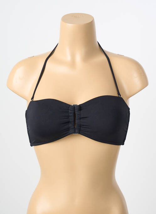 Sutien de costum de baie elasticitate sutien cu susținere înaltă și burete detașabil negru SEAFOLLY femme