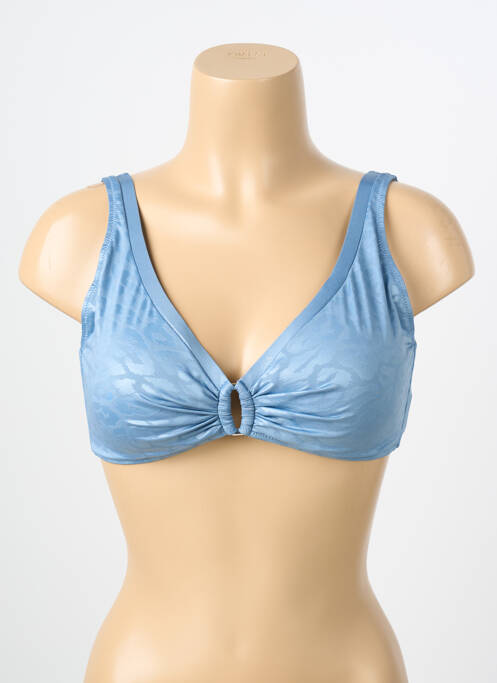 Sutien de costum de baie elasticitate top sutien modelat albastru TESSY femme