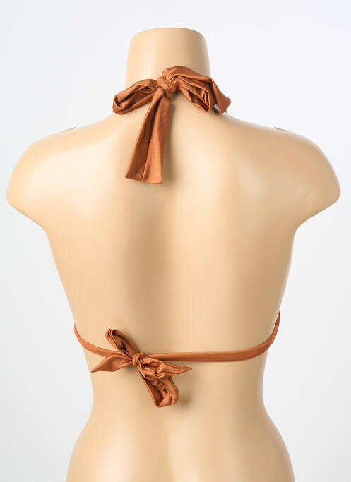 Sutien de costum de baie elasticitate top triunghiuri maro RIO DE SOL femme