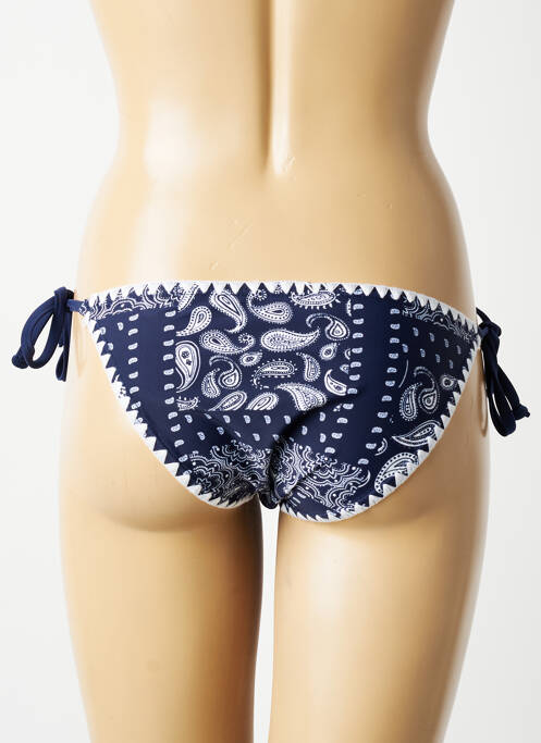 Chiloți de baie imprimeu fantezie bikini albastru LAGON BLEU femme