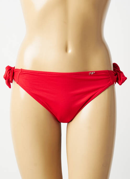 Chiloți de baie elasticitate bikini roșu LPB femme