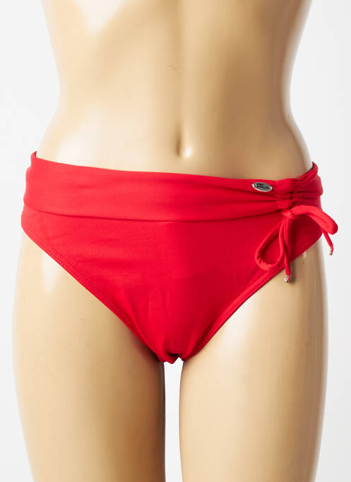 Chiloți de baie elasticitate chiloți roșu SUN PLAYA femme