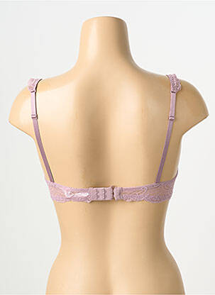 Sutien efect material satinat top sutien modelat violet AUBADE femeie
