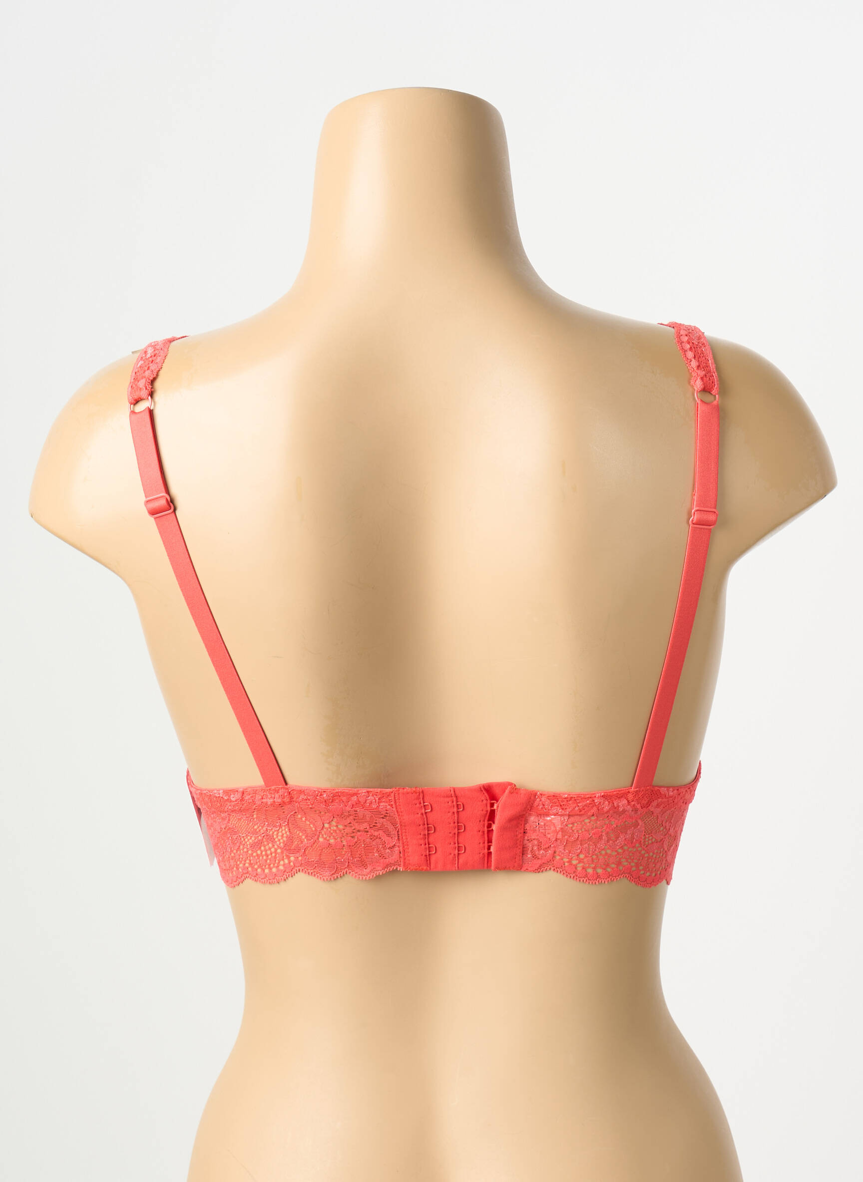 Sutien efect material satinat top sutien modelat roz AUBADE femeie