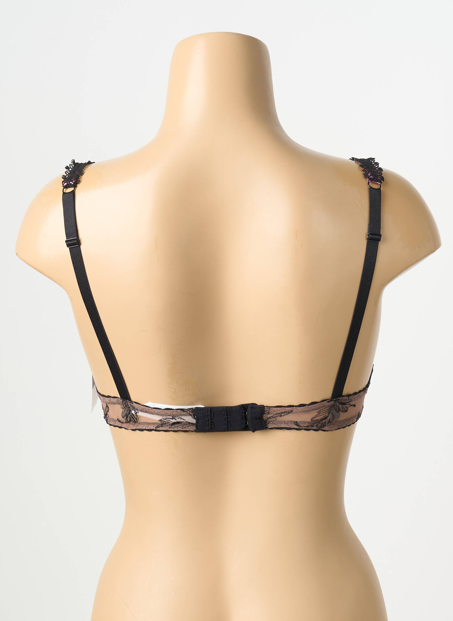 Sutien efect material satinat top sutien modelat maro AUBADE femeie