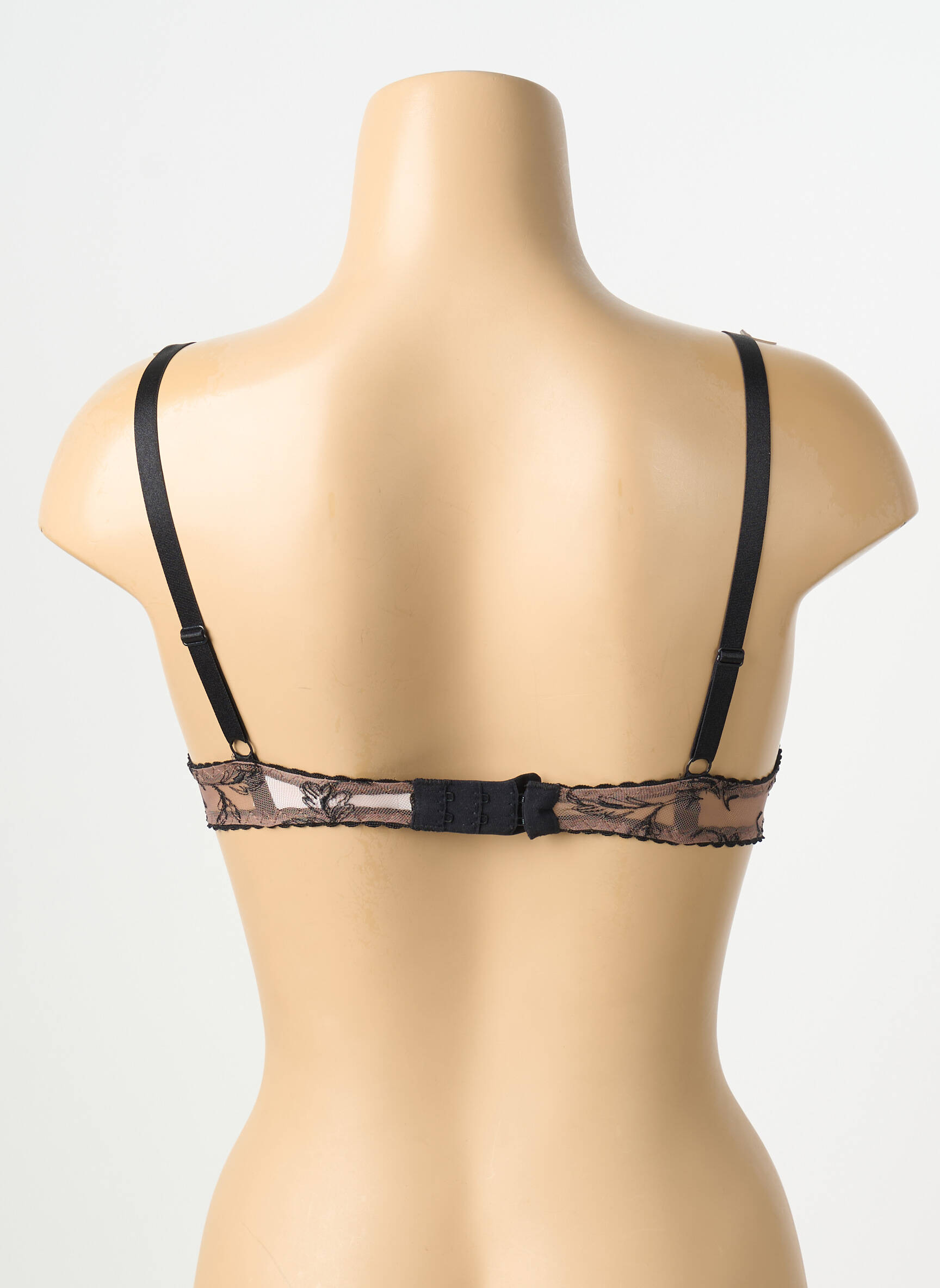 Sutien efect material satinat top sutien modelat maro AUBADE femeie