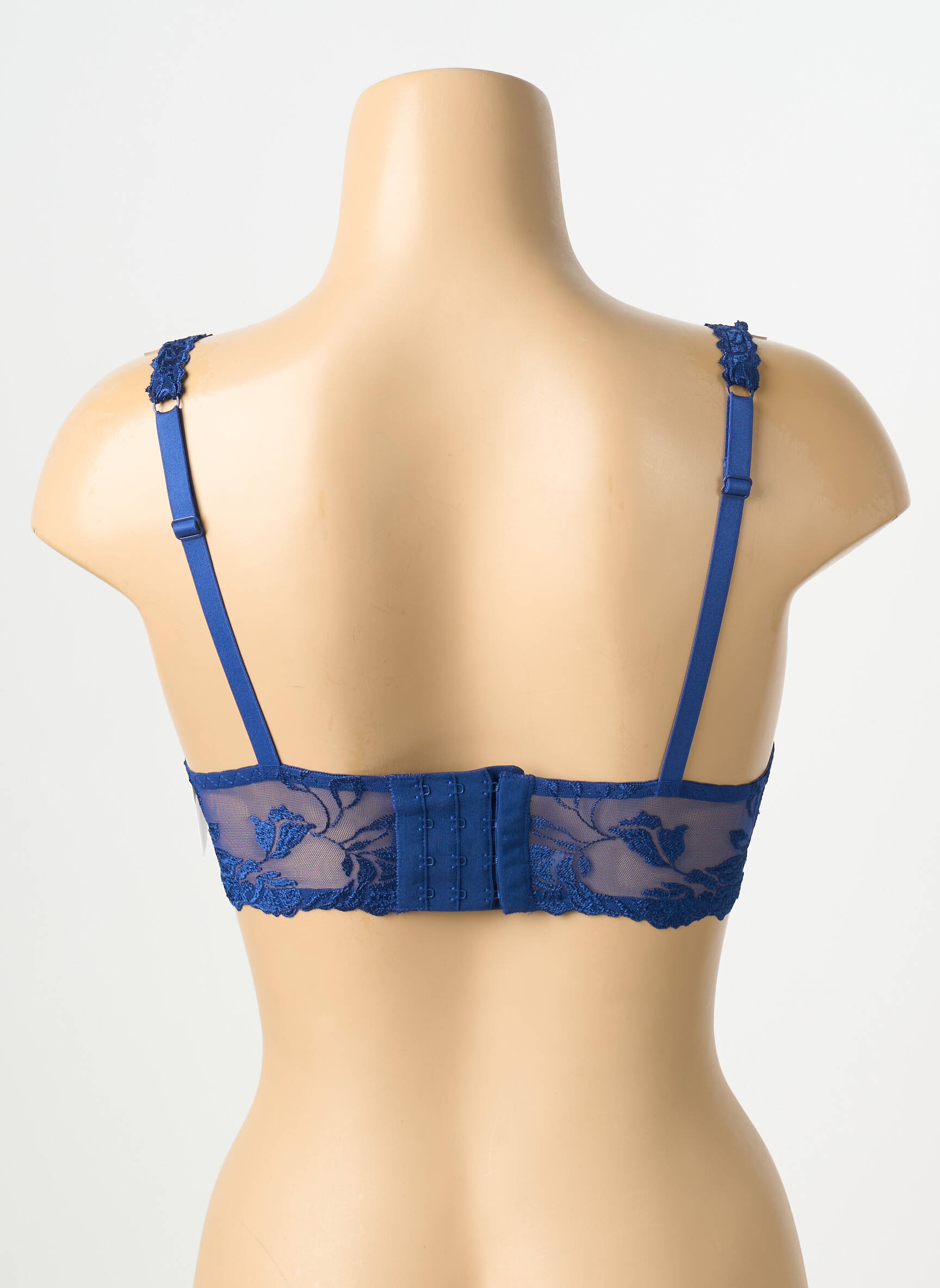 Sutien efect material satinat top sutien modelat albastru AUBADE femeie