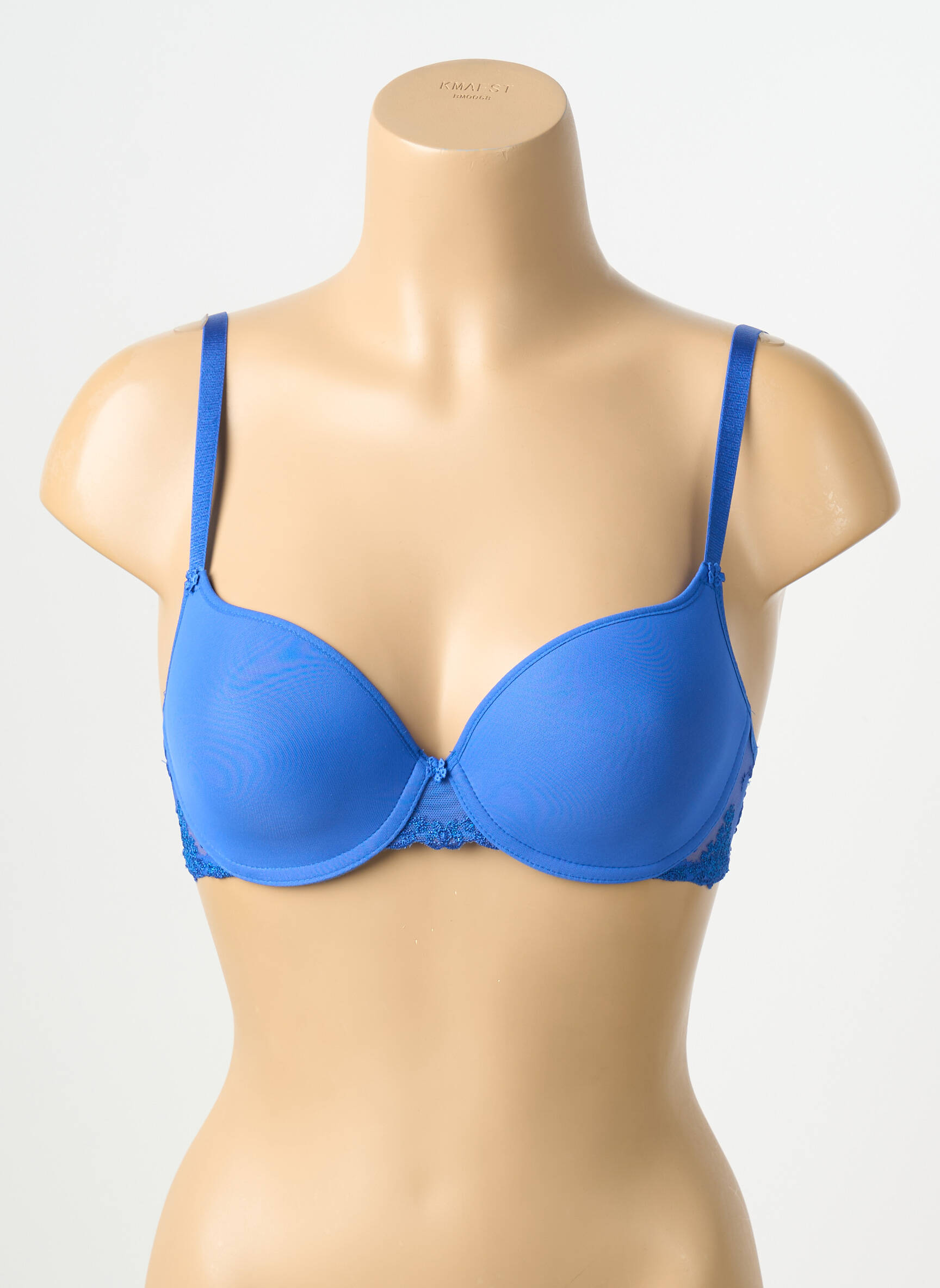Sutien efect material satinat top sutien modelat albastru PASSIONATA femeie