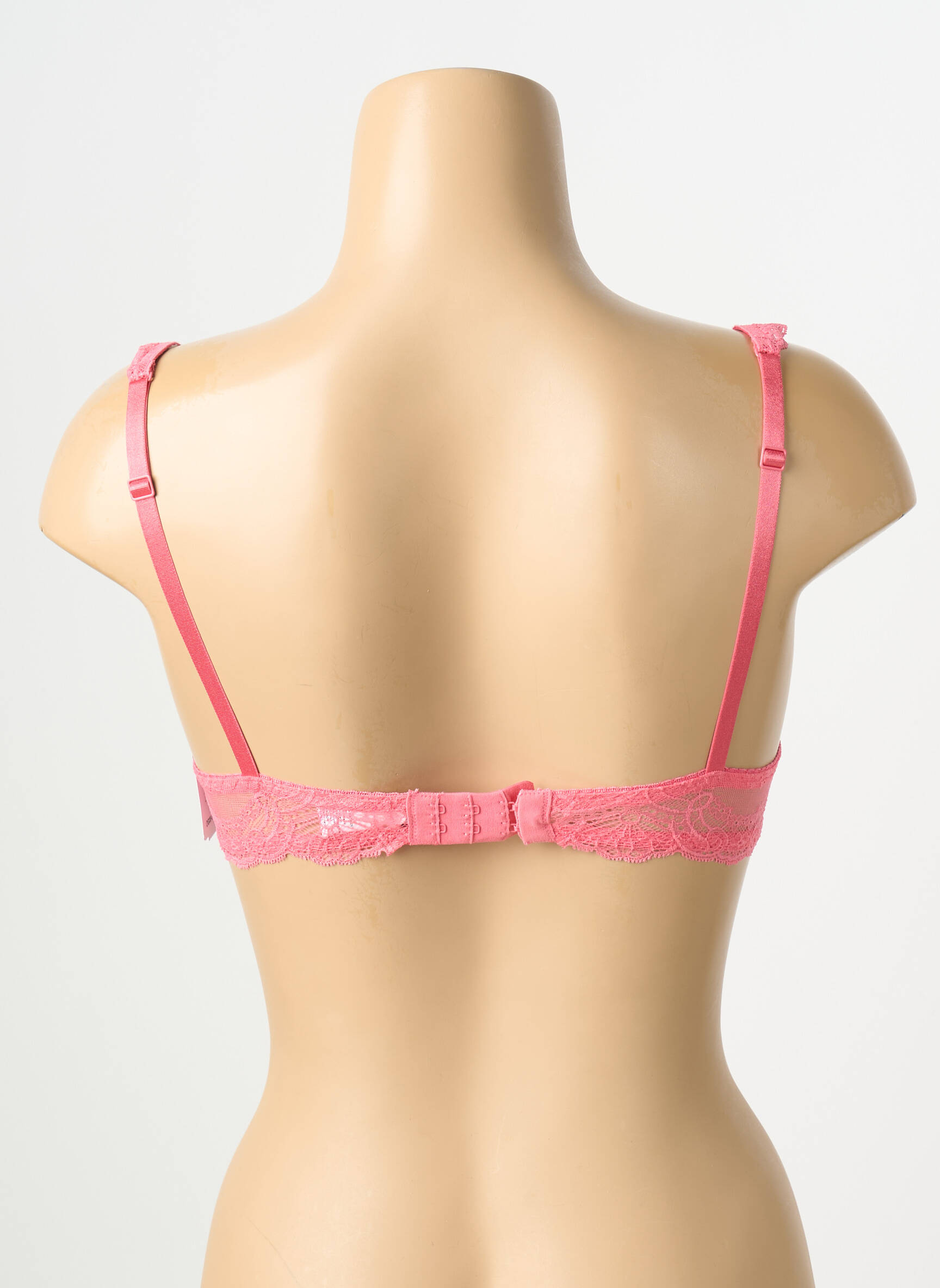 Sutien efect material satinat top sutien modelat roz AUBADE femeie
