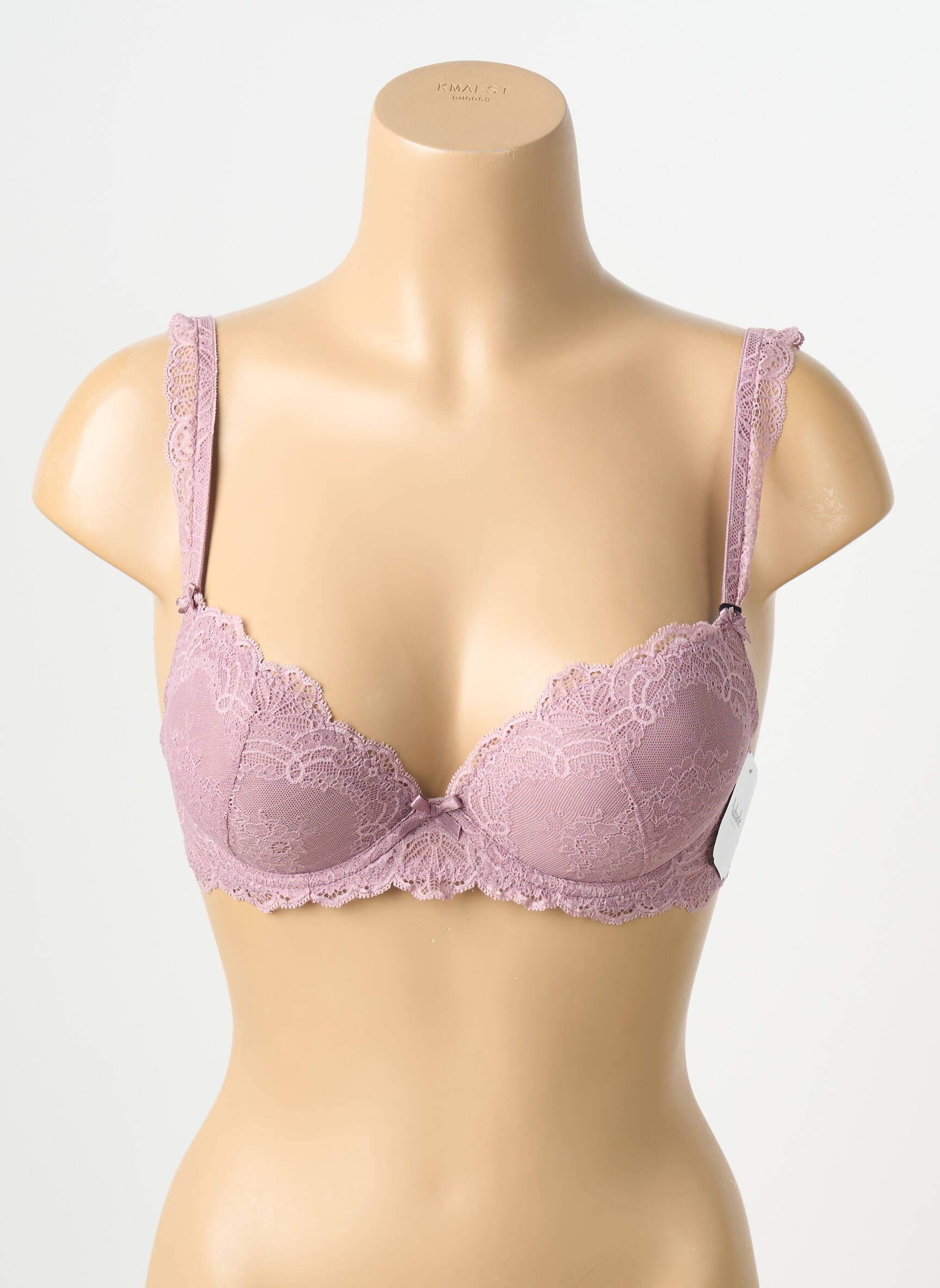 Sutien efect material satinat top sutien modelat violet AUBADE femeie