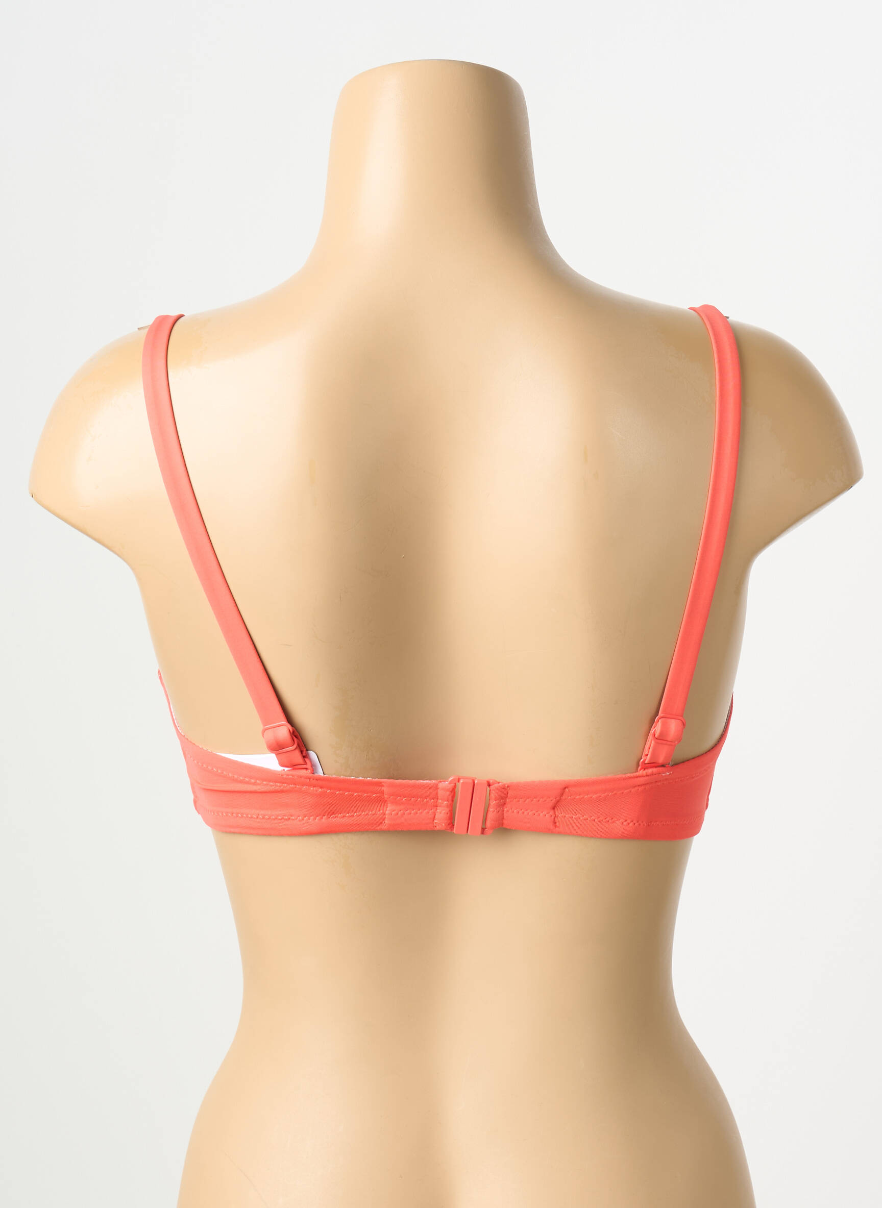 Sutien de costum de baie bretele elastice reglabile sutien balconet cu decolteu înalt portocalie SIMONE PERELE femeie