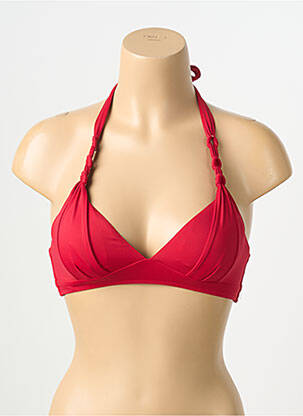 Sutien de costum de baie elasticitate top sutien modelat roșu AUBADE femeie