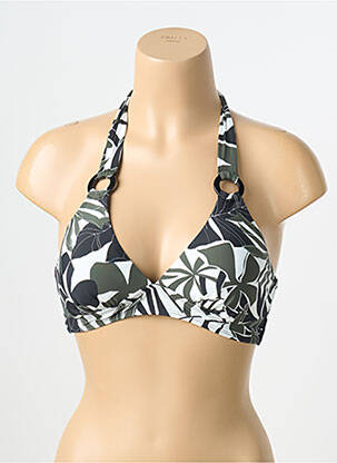Sutien de costum de baie elasticitate top triunghiuri verde AUBADE femeie