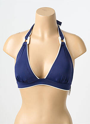 Sutien de costum de baie elasticitate top triunghiuri albastru AUBADE femeie