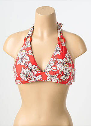 Sutien de costum de baie elasticitate top triunghiuri portocalie AUBADE femeie