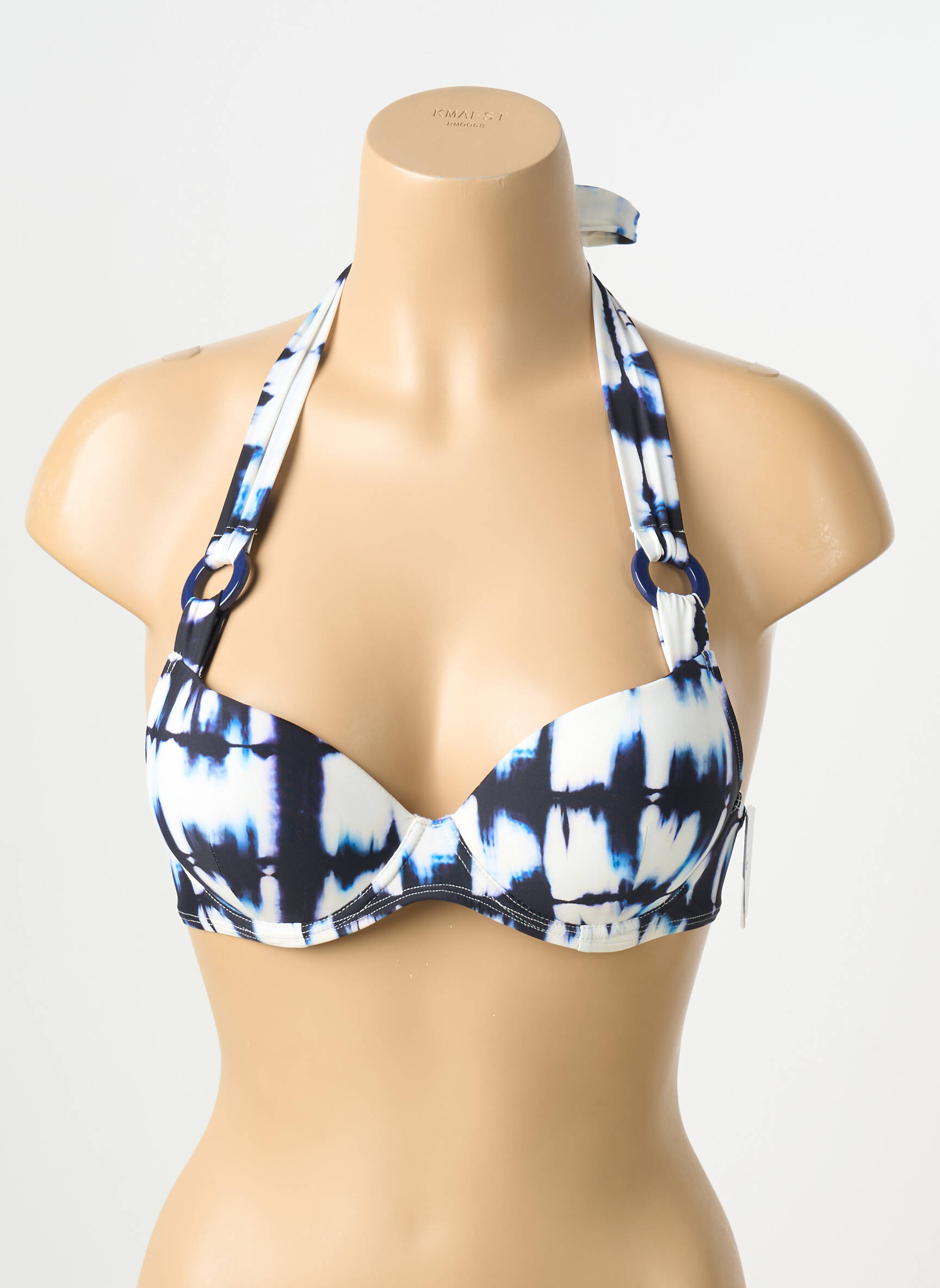 Sutien de costum de baie elasticitate top sutien push-up alb AUBADE femeie
