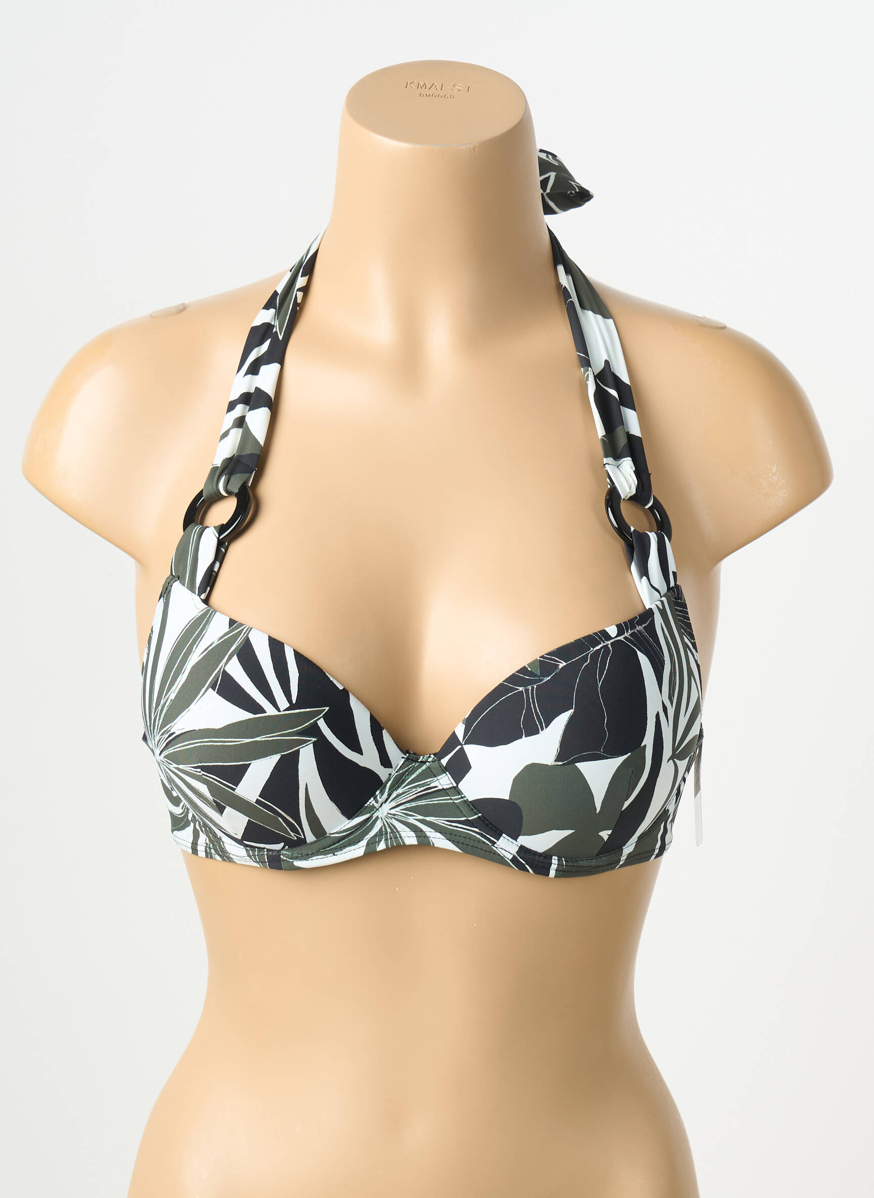 Sutien de costum de baie elasticitate top sutien push-up verde AUBADE femeie