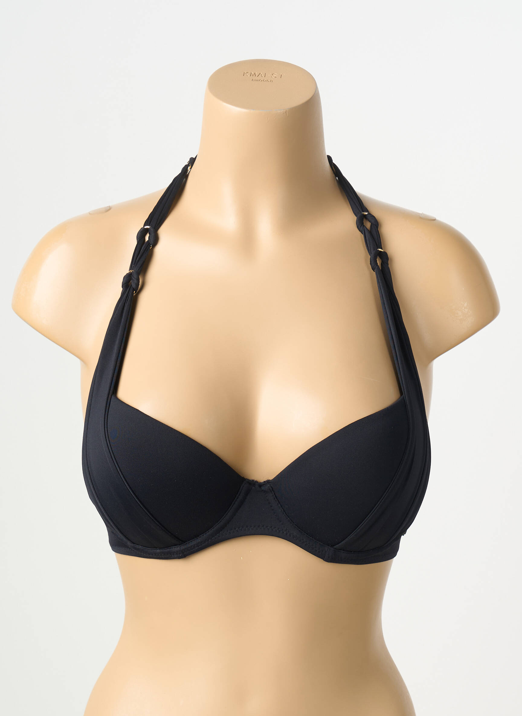 Sutien de costum de baie elasticitate top sutien modelat negru AUBADE femeie