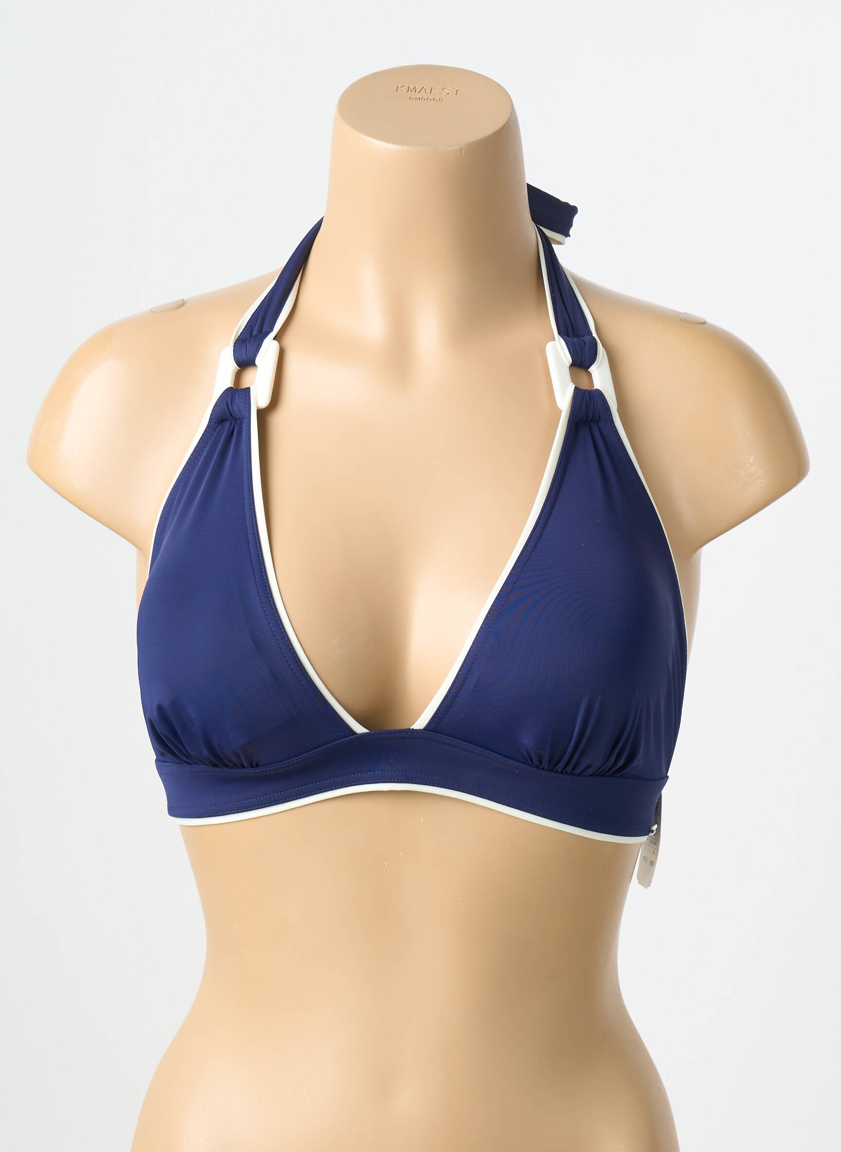 Sutien de costum de baie elasticitate top triunghiuri albastru AUBADE femeie