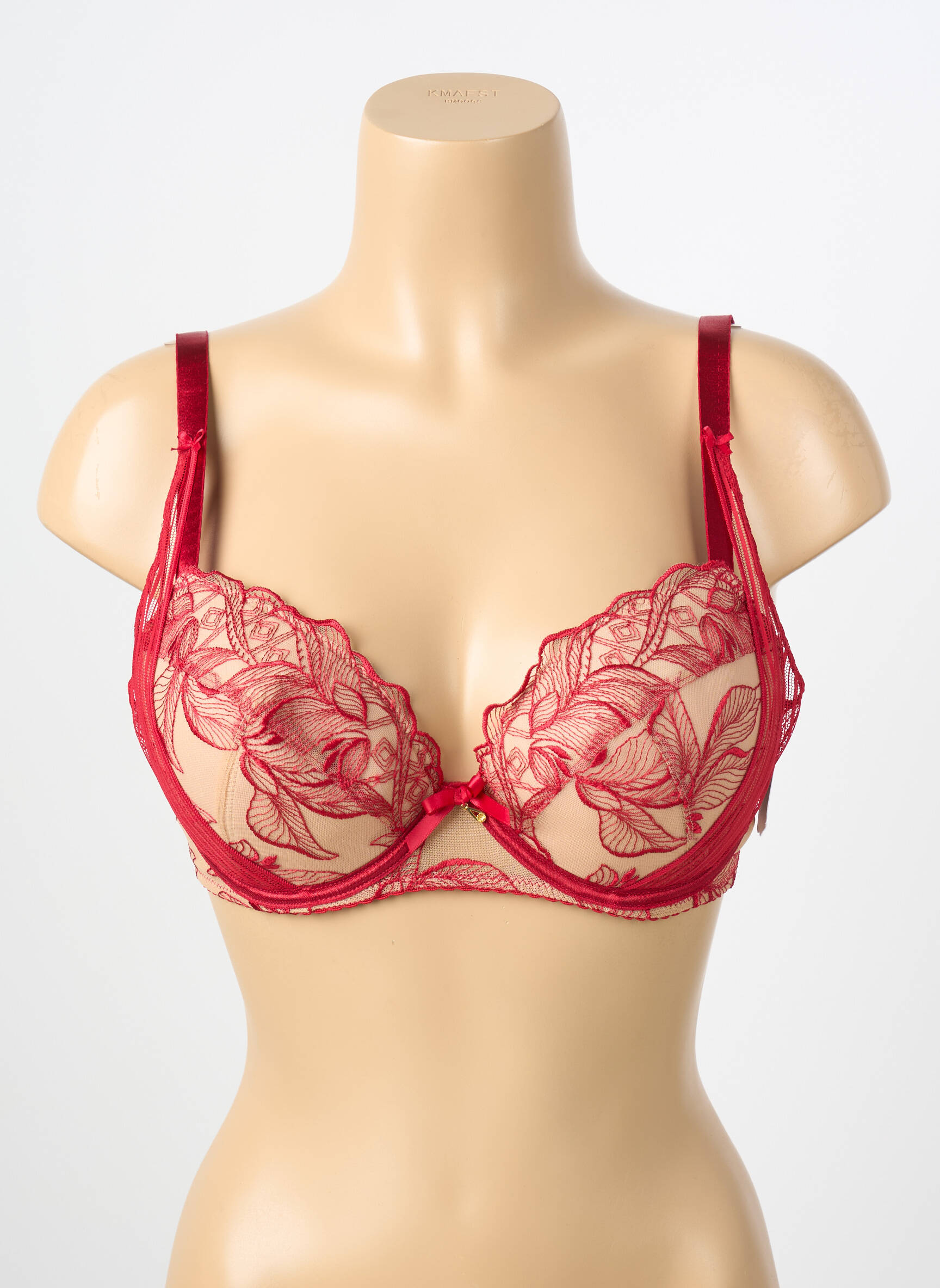 Sutien top sutien push-up top sutien push-up roșu AUBADE femeie