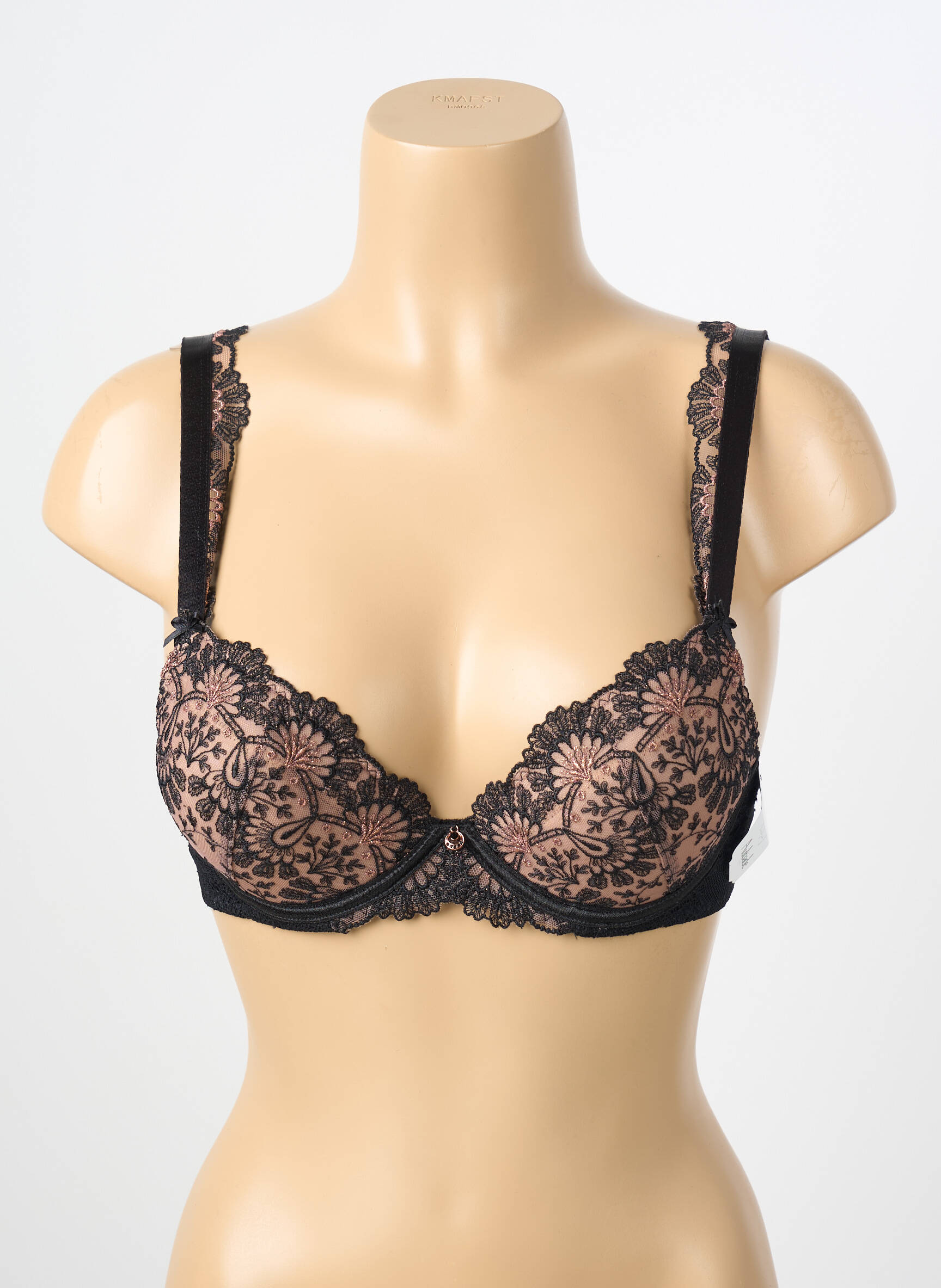 Sutien top sutien push-up top sutien push-up negru AUBADE femeie