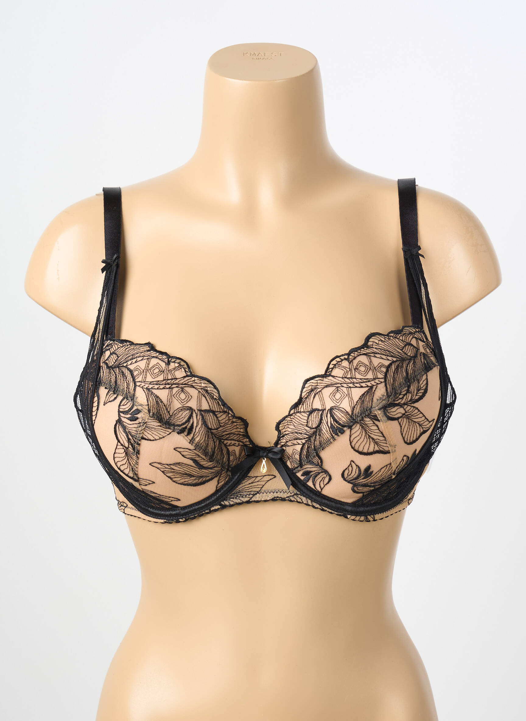 Sutien top sutien push-up top sutien push-up negru AUBADE femeie