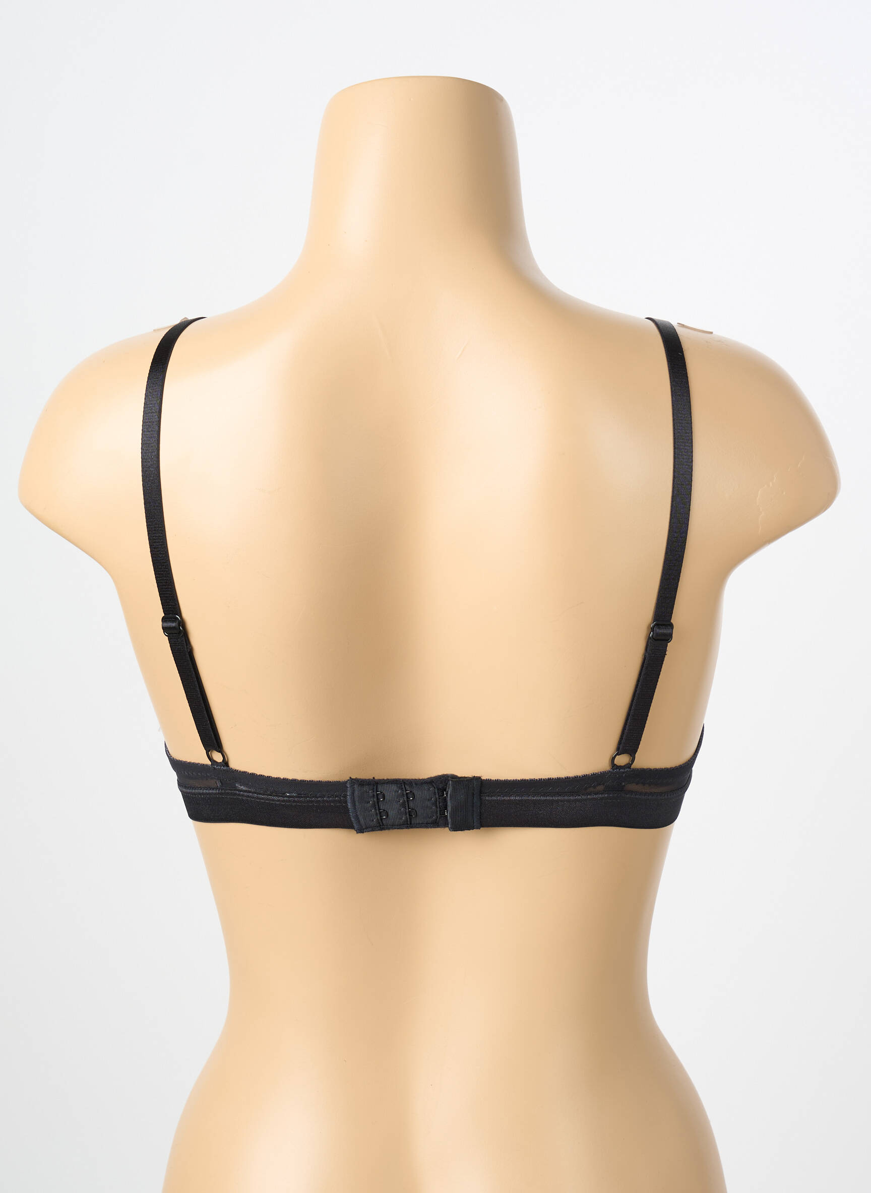 Sutien broderie sutien cupe întregi cu decolteu înalt negru PASSIONATA femeie