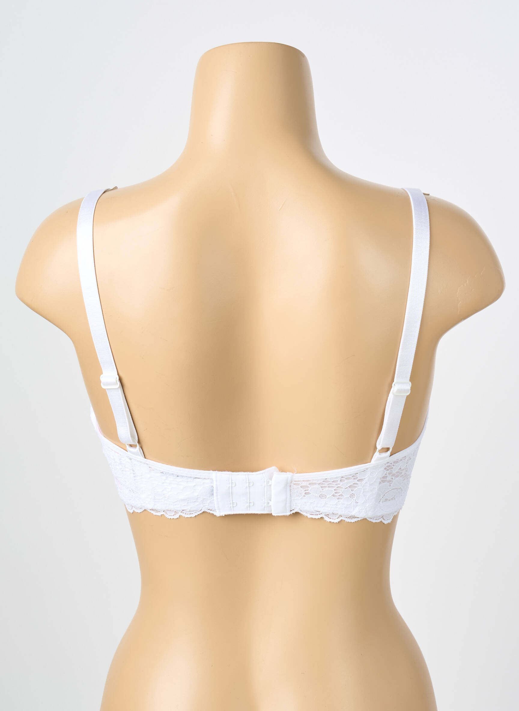 Sutien țesătură dantelă top sutien modelat alb PASSIONATA femeie