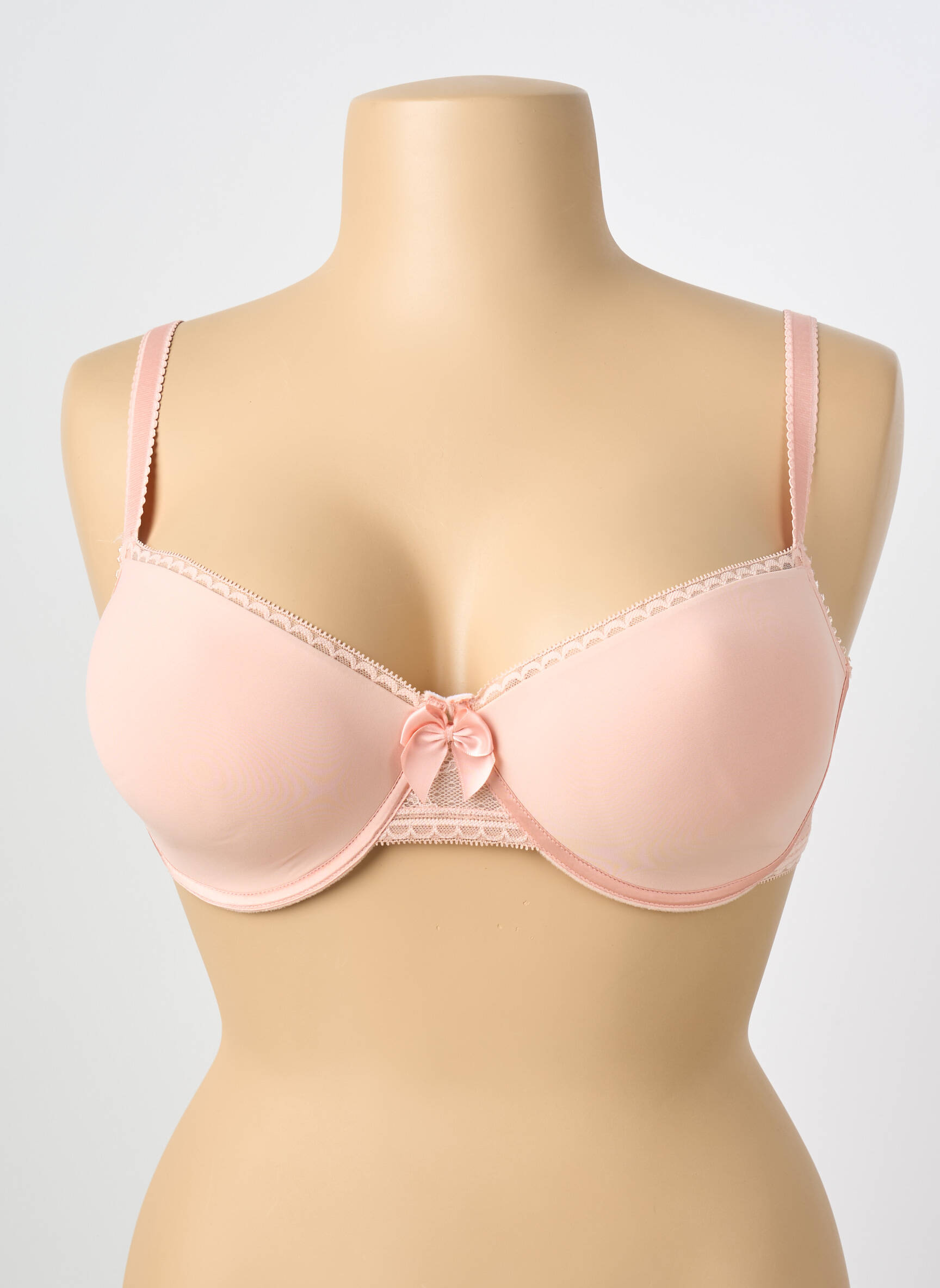 Sutien sutien cupe întregi cu decolteu înalt sutien cupe întregi cu decolteu înalt roz PASSIONATA femeie