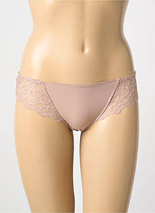 Chilot efect material satinat culoare piersică SIMONE PERELE femeie