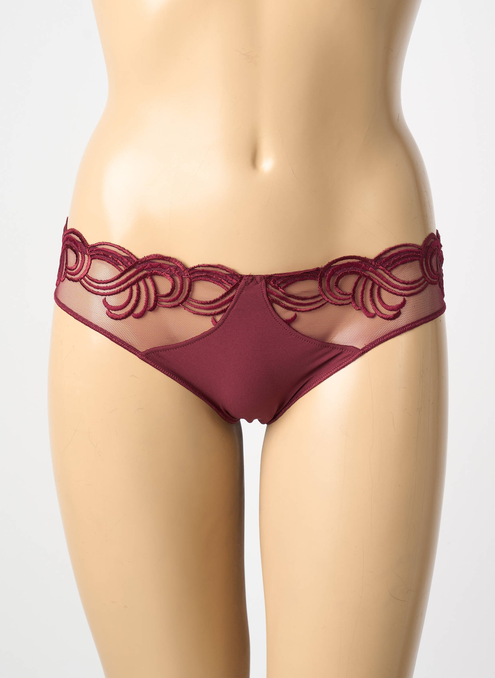 Chilot efect material satinat violet SIMONE PERELE femeie
