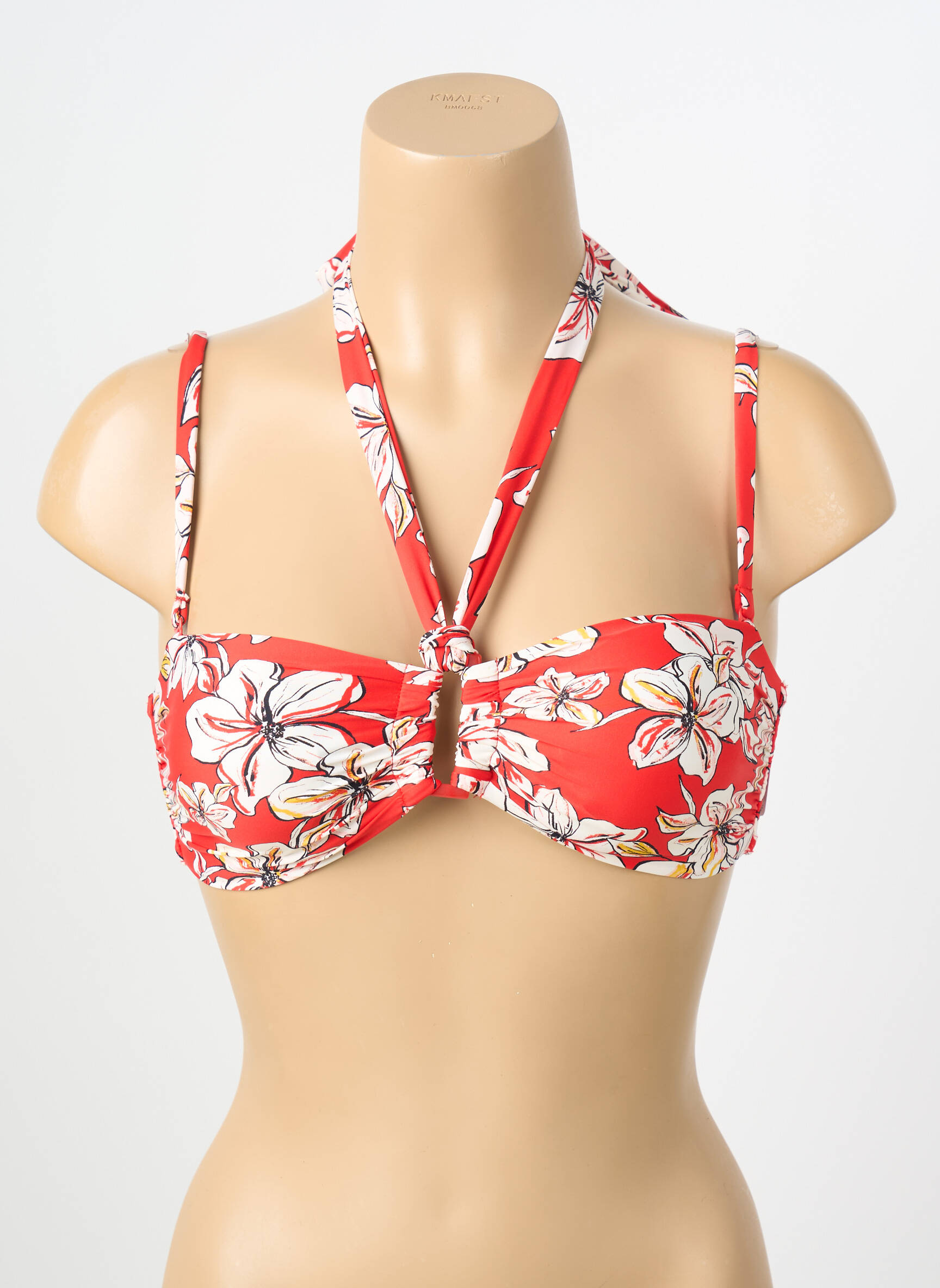 Sutien de costum de baie elasticitate sutien cu susținere înaltă și burete detașabil portocalie AUBADE femeie
