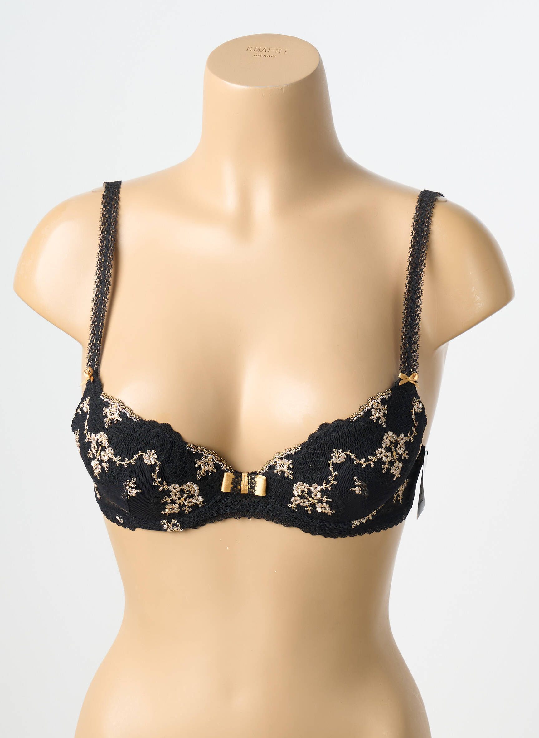 Sutien bretea multi poziție top sutien push-up negru AUBADE femeie