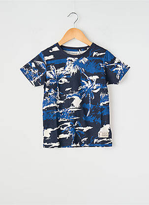 Tricou croială dreaptă mâneci scurte albastru NAME IT garcon