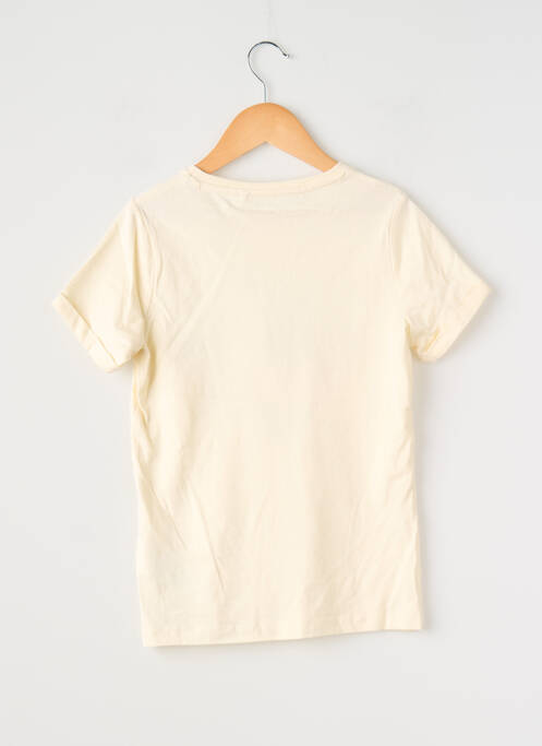 Tricou croială dreaptă mâneci scurte bej NAME IT fille