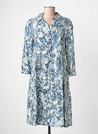 Rochie midi imprimeu fantezie mâneci lungi albastru STREET ONE femeie
