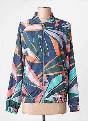 Geacă guler în v albastru TIFFOSI femme