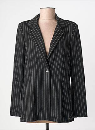 Sacou croială cambrată negru SURKANA femme